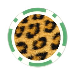 Leopard Print	 Poker Chip Card Guard (10 pack) from ArtsNow.com Front