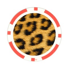 Leopard Print	 Poker Chip Card Guard (10 pack) from ArtsNow.com Back