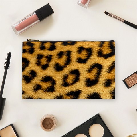 Leopard Print	 Cosmetic Bag (Medium) from ArtsNow.com Front