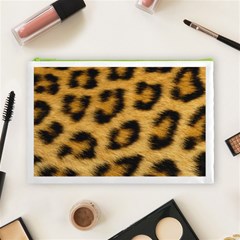 Leopard Print	 Cosmetic Bag (Large) from ArtsNow.com Front