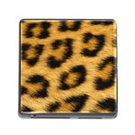 Leopard Print	 Memory Card Reader with Storage (Square)