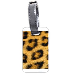 Leopard Print	 Luggage Tag (two sides) from ArtsNow.com Back