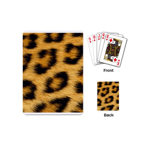 Leopard Print	 Playing Cards (Mini) from ArtsNow.com Back