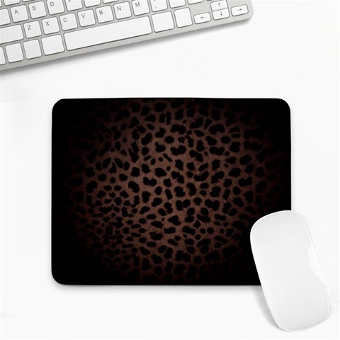 Leopard Print Dark	 Small Mousepad from ArtsNow.com Front