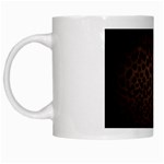 Leopard Print Dark	 White Mug