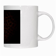 Leopard Print Dark	 White Mug from ArtsNow.com Right