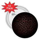 Leopard Print Dark	 2.25  Button (10 pack)