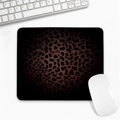 Leopard Print Dark	 Large Mousepad from ArtsNow.com Front