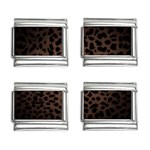 Leopard Print Dark	9mm Italian Charm (4 pack)