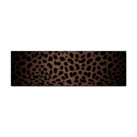 Leopard Print Dark	Sticker (Bumper) from ArtsNow.com Front