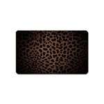 Leopard Print Dark	 Magnet (Name Card)