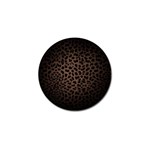 Leopard Print Dark	 Golf Ball Marker