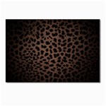 Leopard Print Dark	 Postcard 4 x 6  (Pkg of 10)