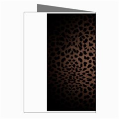 Leopard Print Dark	 Greeting Cards (Pkg of 8) from ArtsNow.com Right