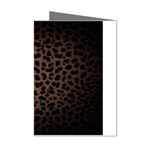 Leopard Print Dark	 Mini Greeting Cards (Pkg of 8)