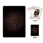 Leopard Print Dark	 Playing Cards Single Design