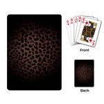 Leopard Print Dark	 Playing Cards Single Design