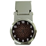 Leopard Print Dark	 Money Clip Watch