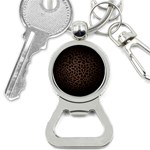 Leopard Print Dark	 Bottle Opener Key Chain