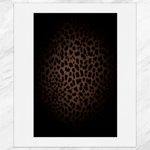 Leopard Print Dark	Canvas 8  x 10  from ArtsNow.com 8.15 x9.66  Canvas - 1