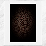 Leopard Print Dark	Canvas 8  x 10 