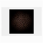 Leopard Print Dark	 Glasses Cloth (Large