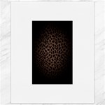 Leopard Print Dark	Canvas 11  x 14 