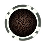 Leopard Print Dark	 Poker Chip Card Guard