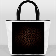 Leopard Print Dark	 Bucket Bag from ArtsNow.com Front