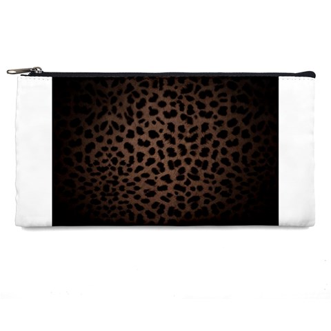 Leopard Print Dark	 Pencil Case from ArtsNow.com Front