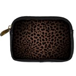 Leopard Print Dark	 Digital Camera Leather Case