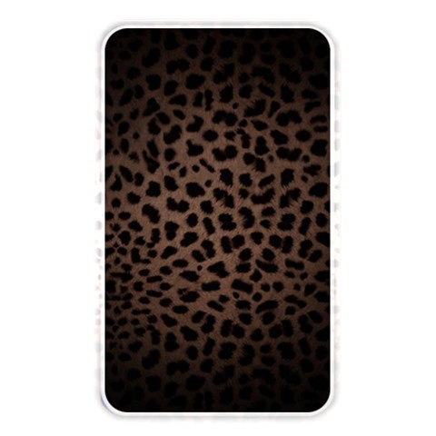 Leopard Print Dark	 Memory Card Reader (Rectangular) from ArtsNow.com Front