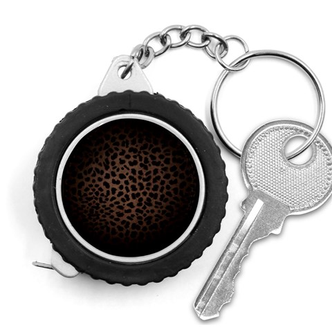 Leopard Print Dark	 Measuring Tape from ArtsNow.com Front