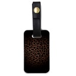 Leopard Print Dark	 Luggage Tag (one side)