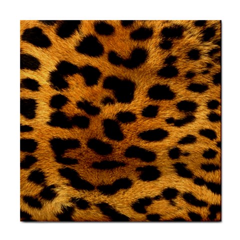 Jaguar Print	 Tile Coaster from ArtsNow.com Front