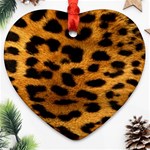 Jaguar Print	 Ornament (Heart)