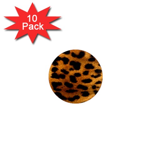 Jaguar Print	 1  Mini Magnet (10 pack) from ArtsNow.com Front