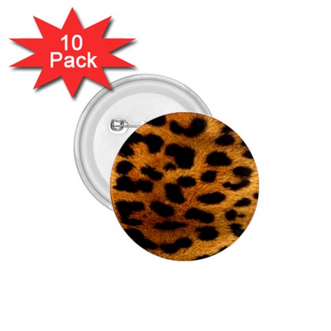 Jaguar Print	 1.75  Button (10 pack) from ArtsNow.com Front