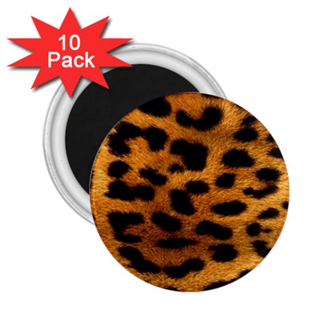 Jaguar Print	 2.25  Magnet (10 pack) from ArtsNow.com Front