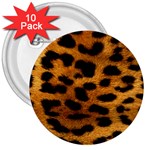 Jaguar Print	 3  Button (10 pack)
