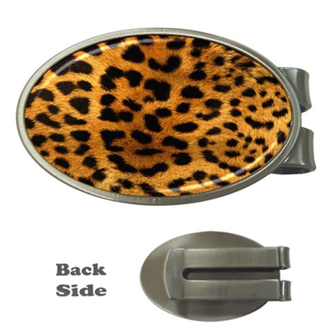 Jaguar Print	 Money Clip (Oval) from ArtsNow.com Front
