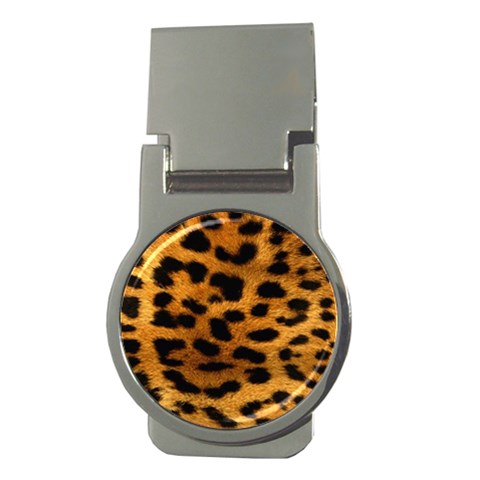 Jaguar Print	 Money Clip (Round) from ArtsNow.com Front