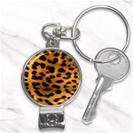 Jaguar Print	 Nail Clippers Key Chain