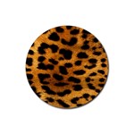 Jaguar Print	 Rubber Round Coaster (4 pack)