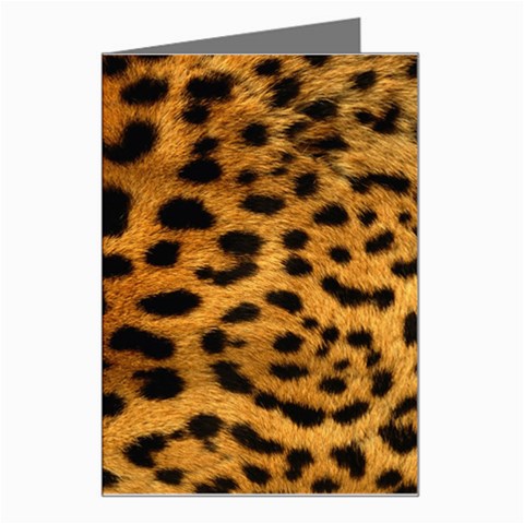 Jaguar Print	 Greeting Card from ArtsNow.com Left