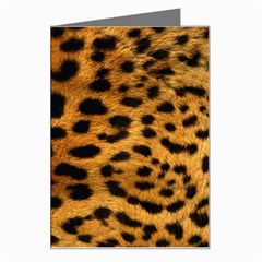 Jaguar Print	 Greeting Card from ArtsNow.com Left