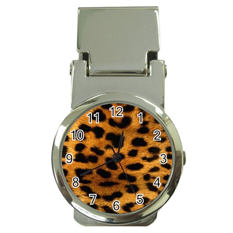 Jaguar Print	 Money Clip Watch from ArtsNow.com Front