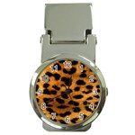 Jaguar Print	 Money Clip Watch