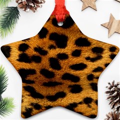 Jaguar Print	 Star Ornament (Two Sides) from ArtsNow.com Front