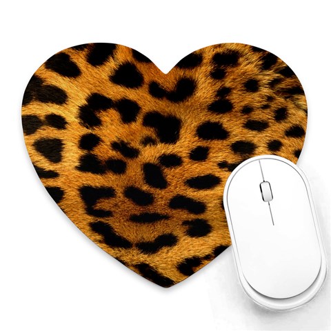Jaguar Print	 Mousepad (Heart) from ArtsNow.com Front